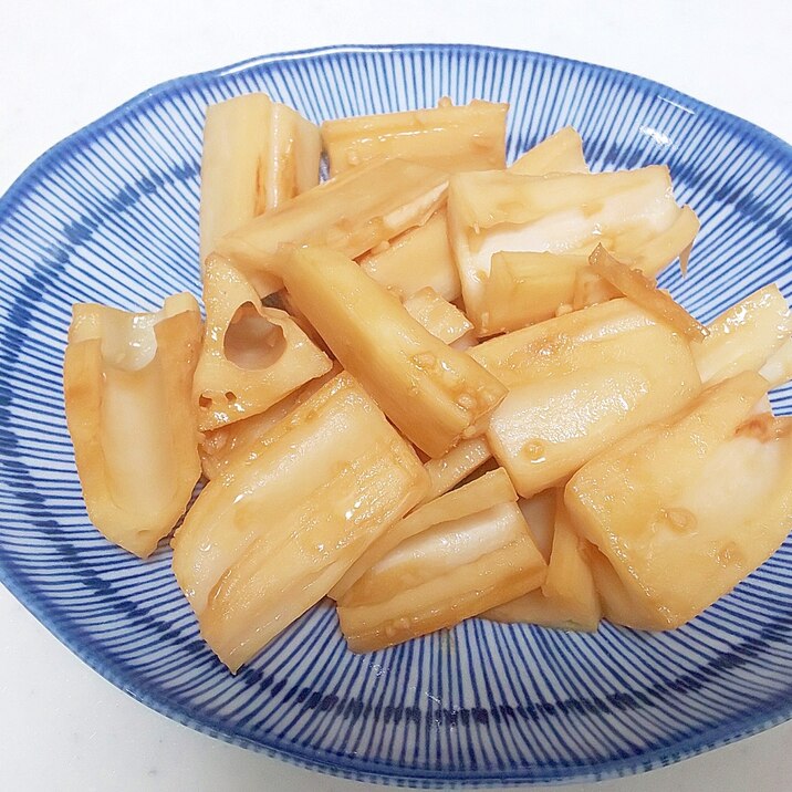 レンコンの麺つゆ炒め＋＋